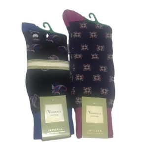 VANNUCCI COTURE Mens Dress Socks